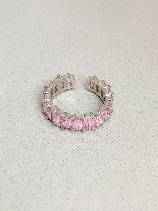 Pink Baguette Ring