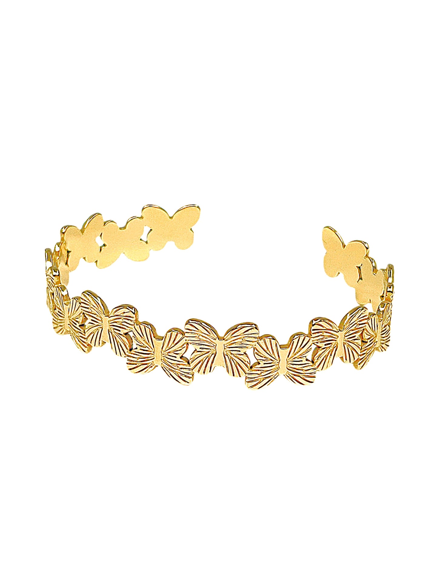 Floral Flutter Cuff Bracelet