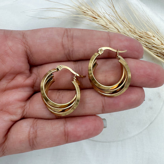 Golden Rylie Hoops