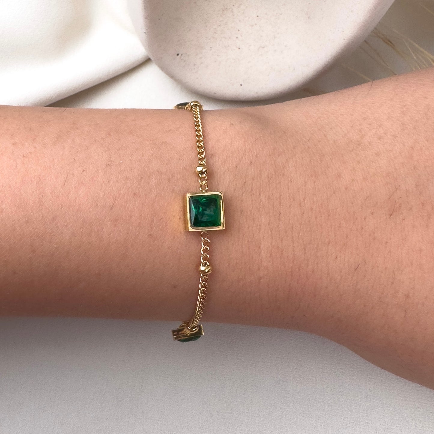 Emerald Mya Bracelet