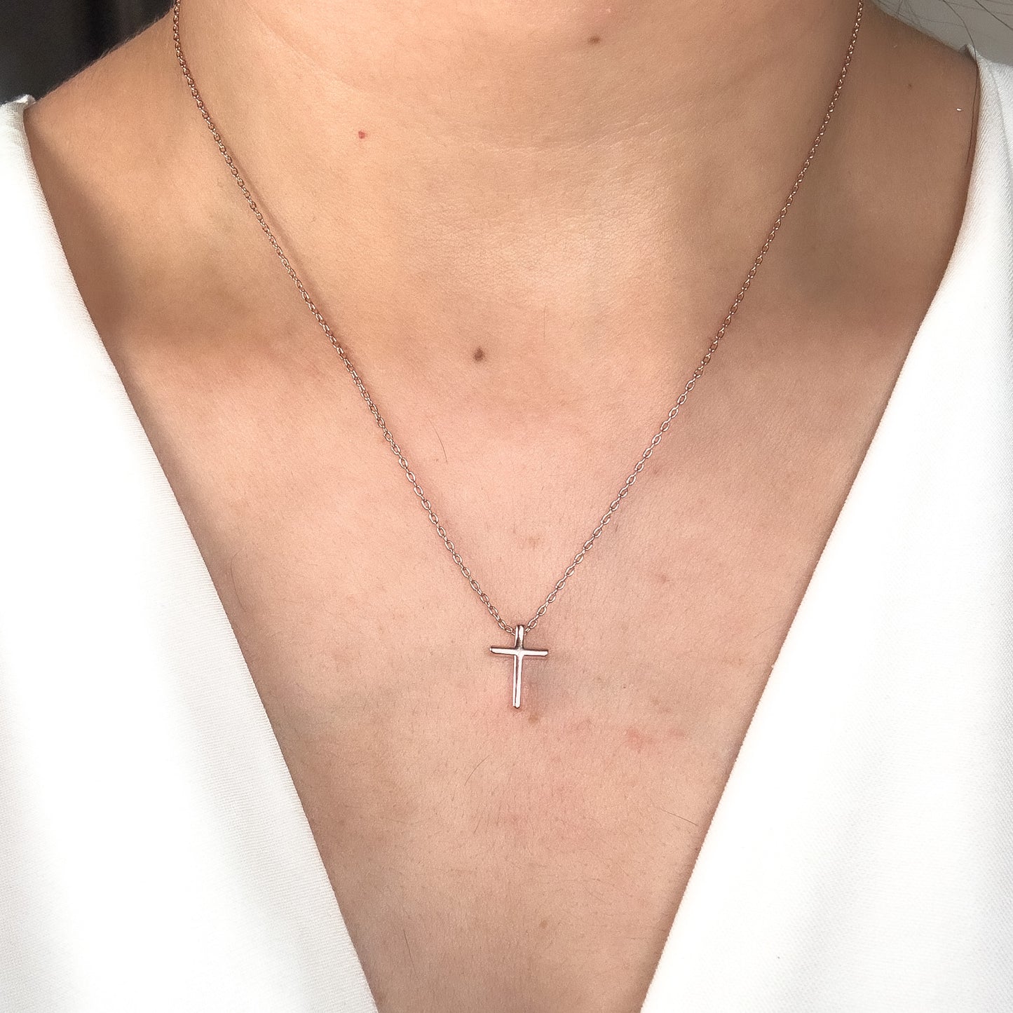 Simple Cross Necklace