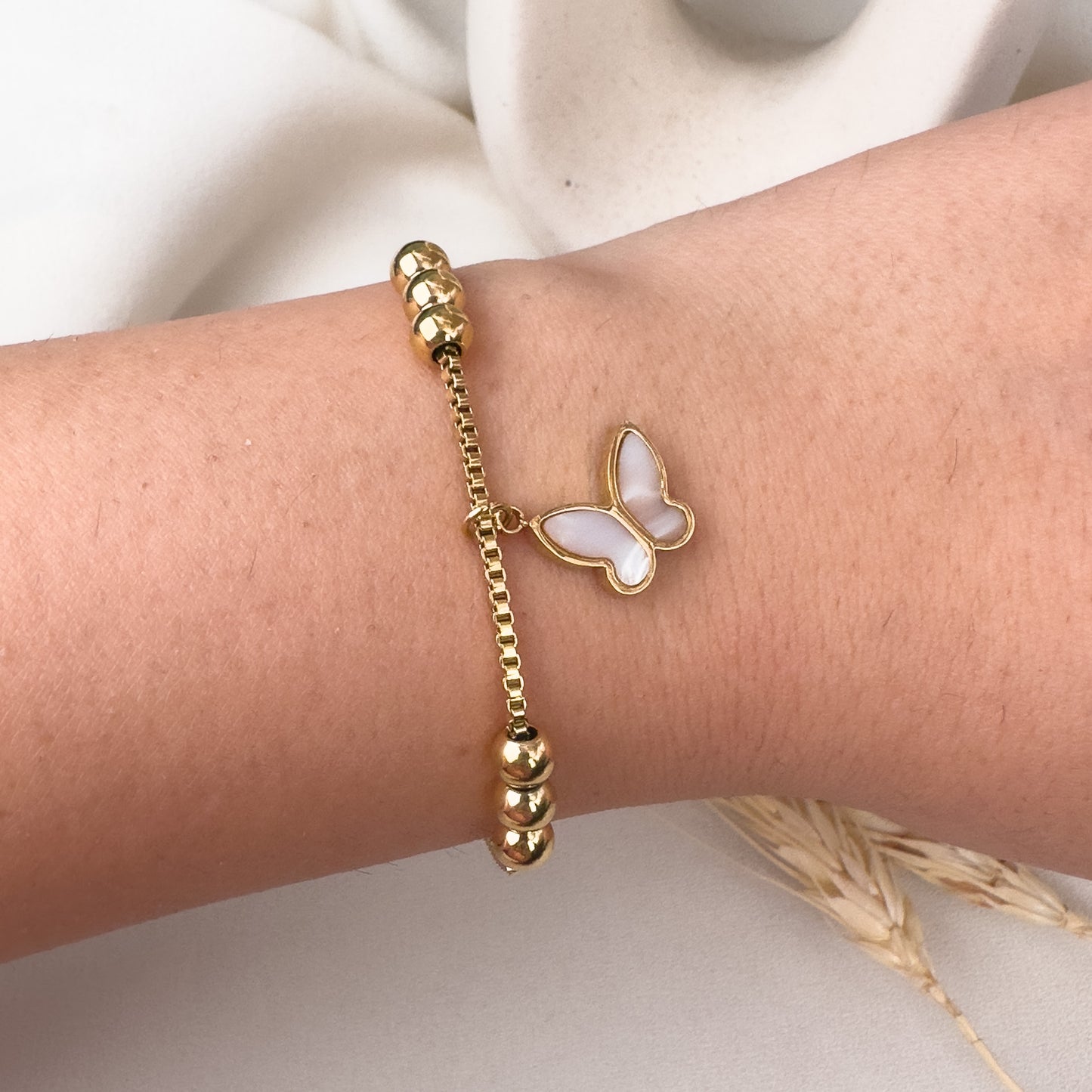 Ian Butterfly Charm Bracelet