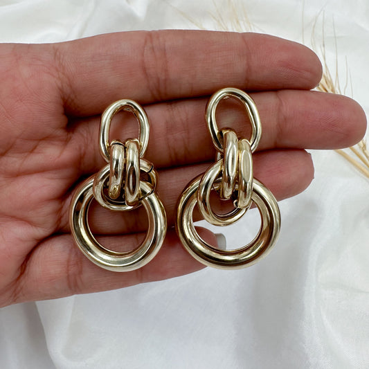 Gold Sandy Earrings
