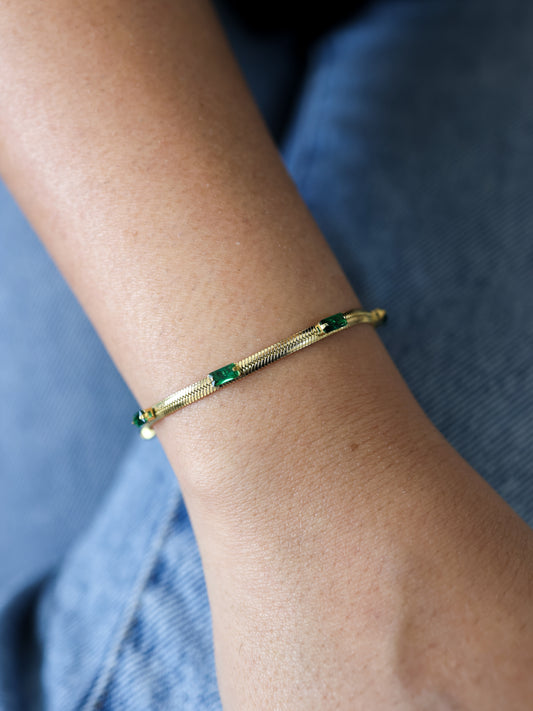 Emerald Morgan Bracelet