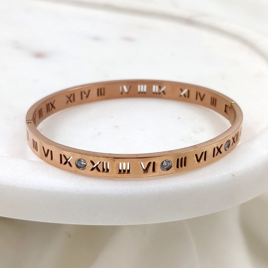 Classic Roman Bracelet Band(Rose Gold)