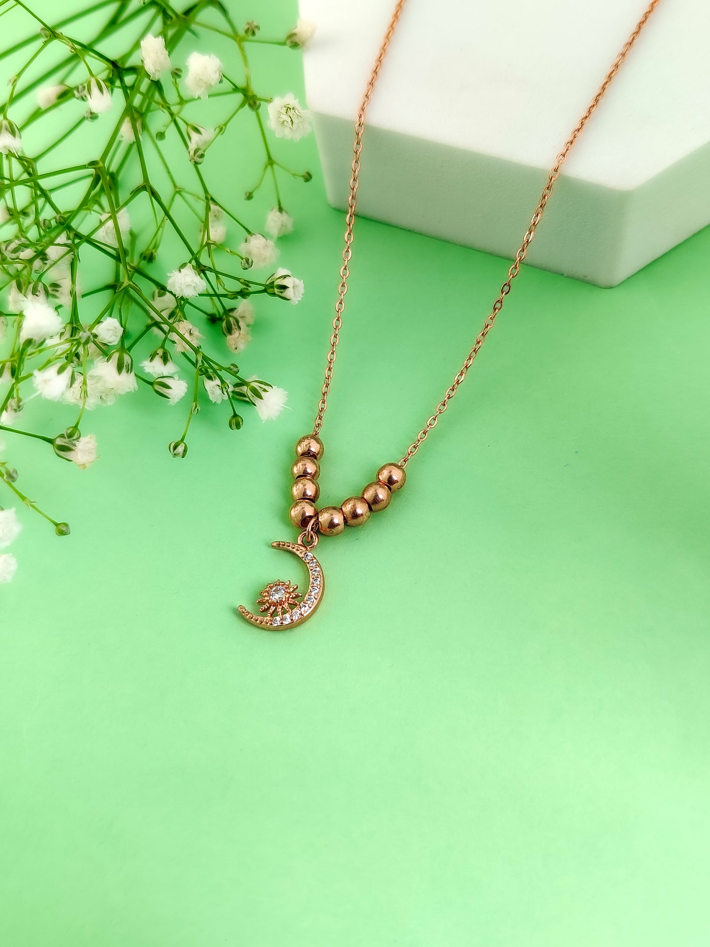 Celestial Moon Glow Necklace