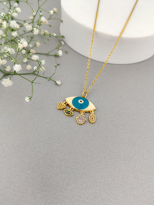 Charm Evil Eye Necklace