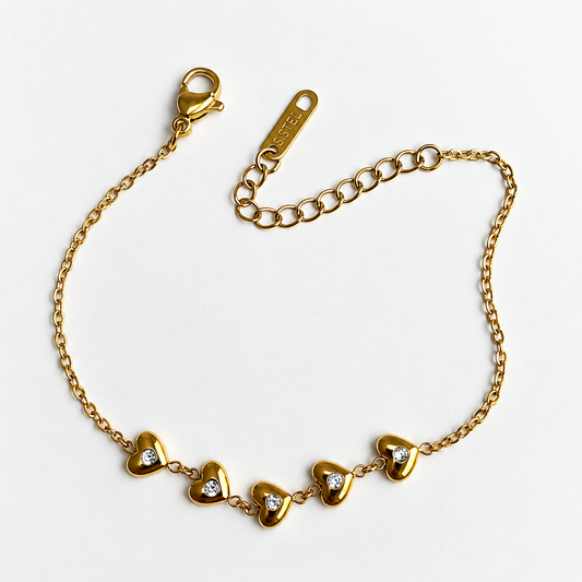 Mira Heart Bracelet