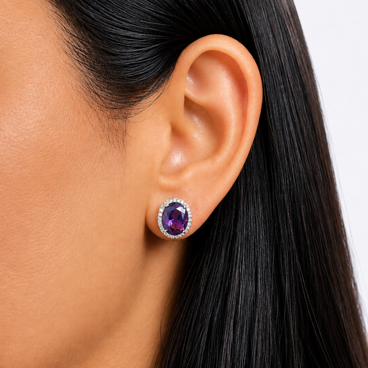 Violet Verona Studs