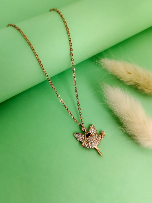 Crystal Angel Necklace