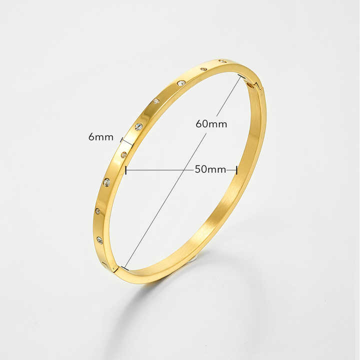 Crystal Marley Bracelet Band (Gold)