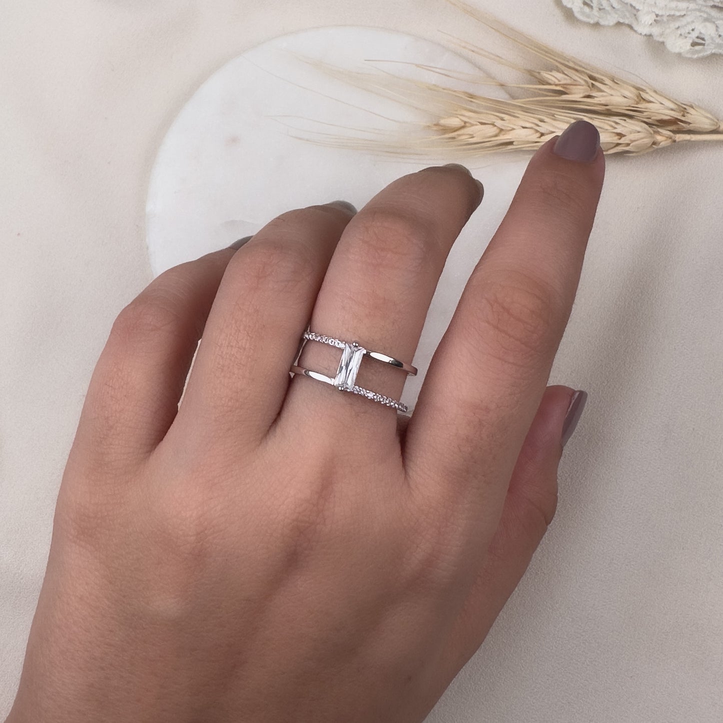 Crystal Betty Ring