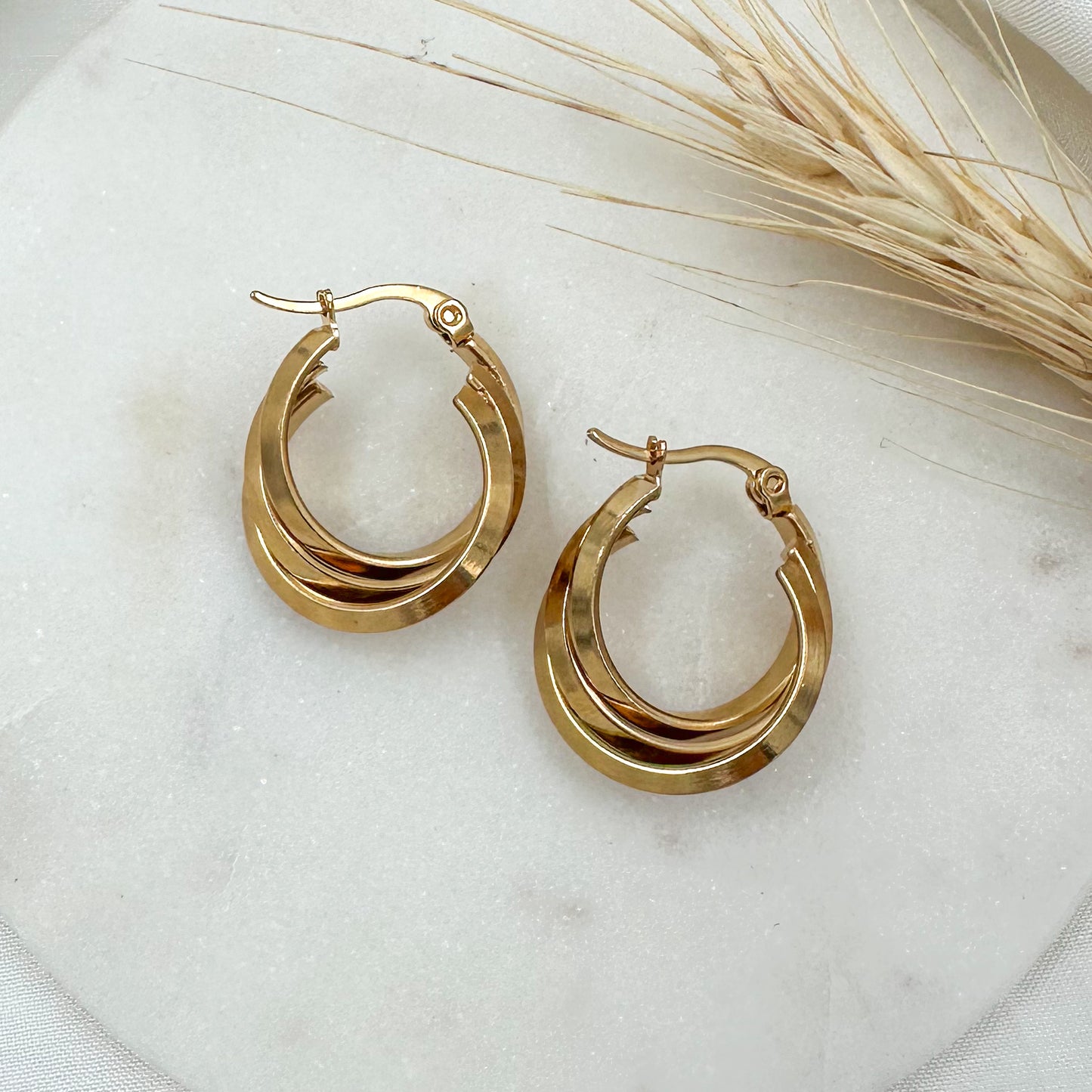 Golden Rylie Hoops