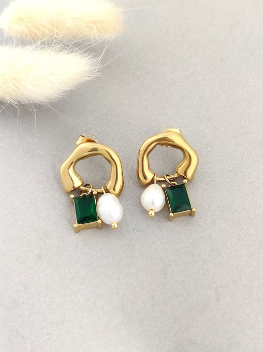 Emerald Yana Earrings