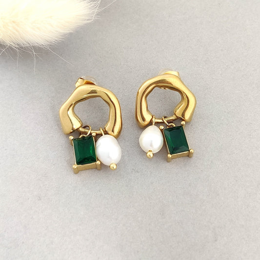 Emerald Yana Earrings