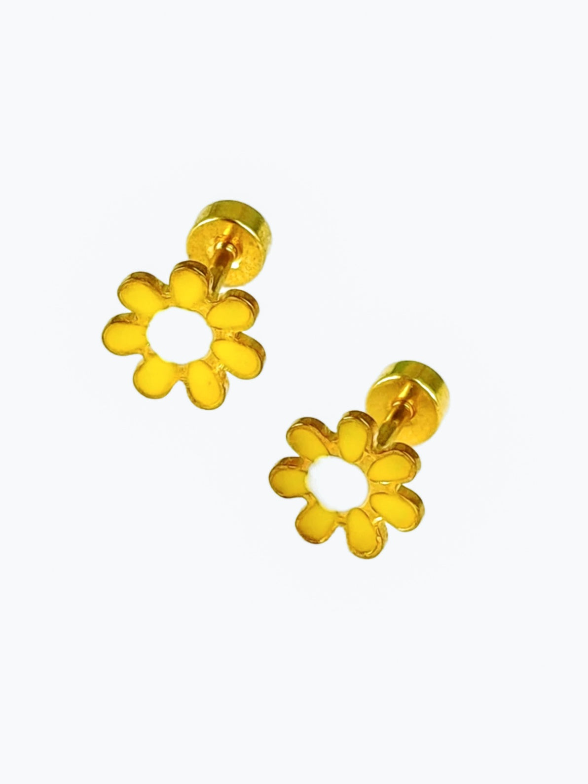 Daisy Second Piercing Studs (Yellow)
