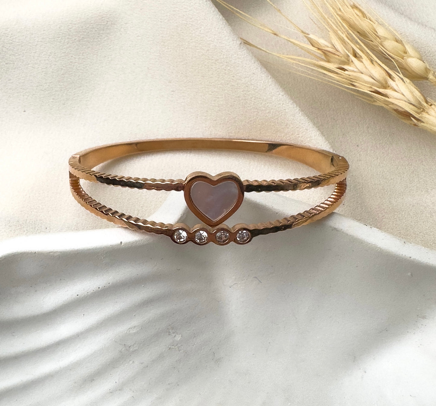 Elliana Heart Bracelet Band