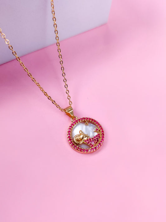 Ellie Zodiac Necklace (Aries)