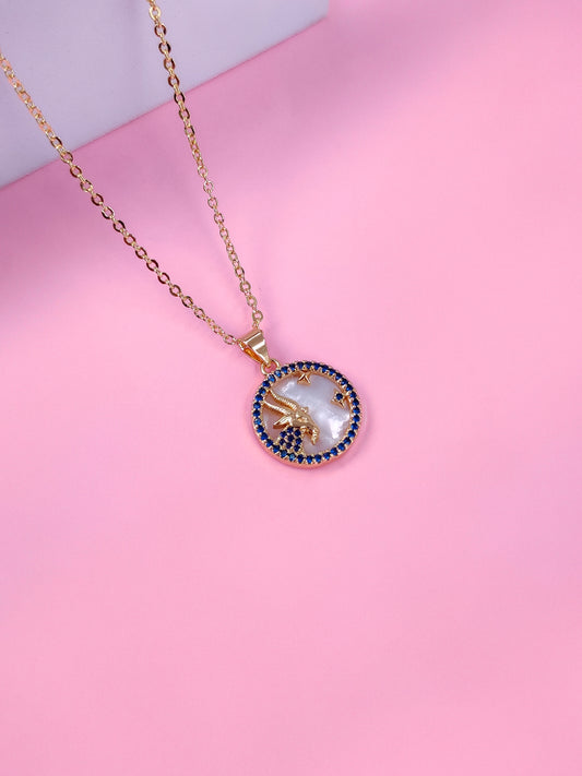 Ellie Zodiac Necklace (Capricorn)