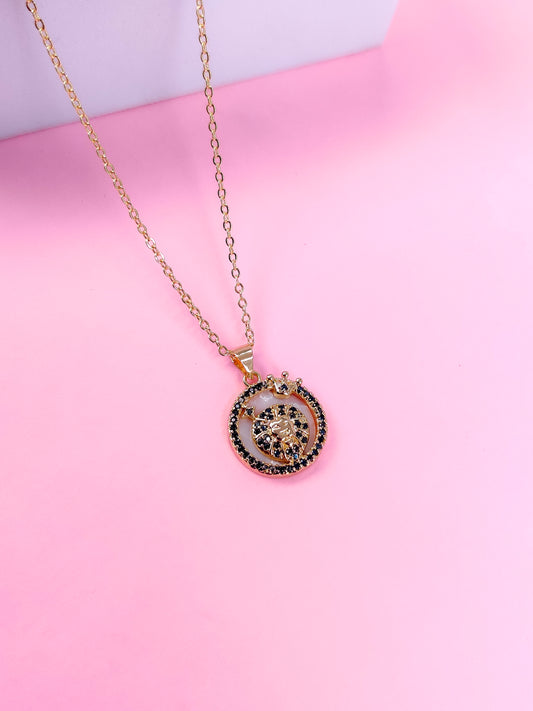 Ellie Zodiac Necklace (Leo)