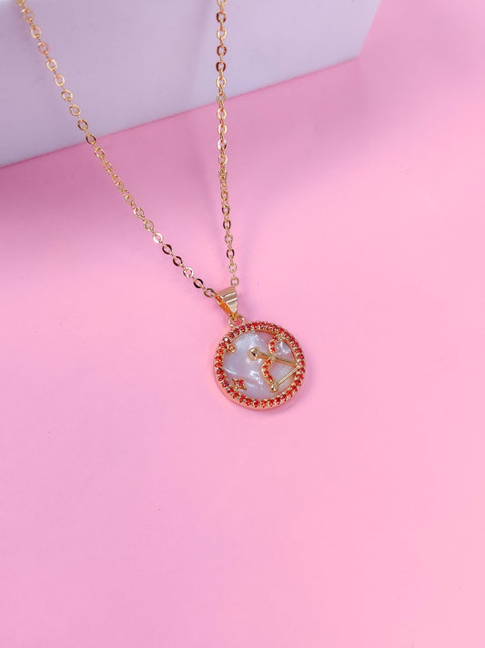 Ellie Zodiac Necklace (Sagittarius)