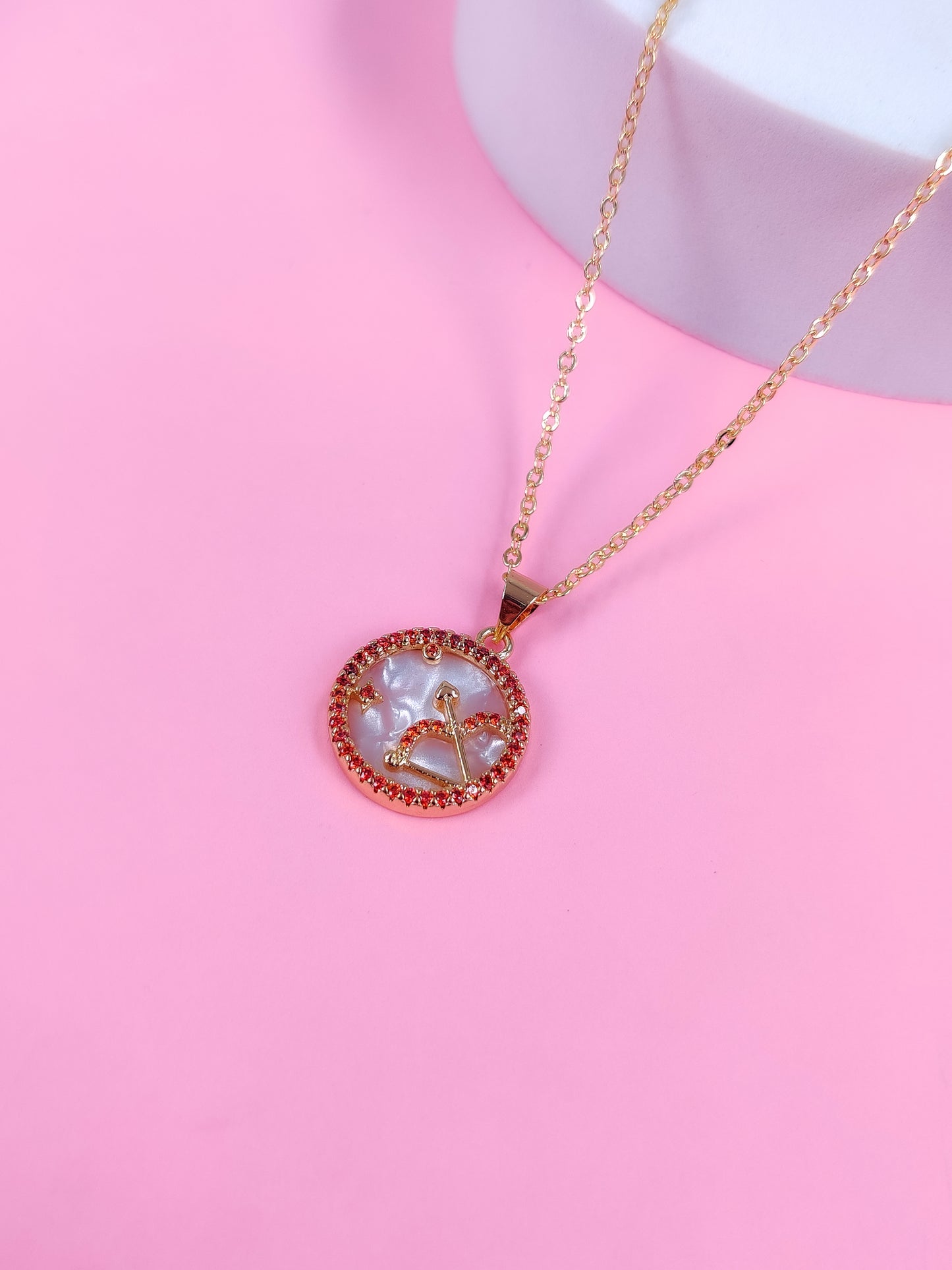 Ellie Zodiac Necklace (Sagittarius)