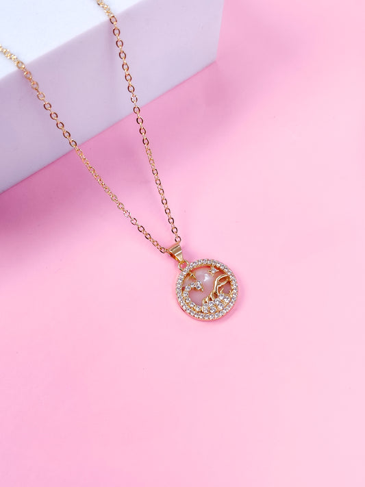 Ellie Zodiac Necklace (Scorpio)