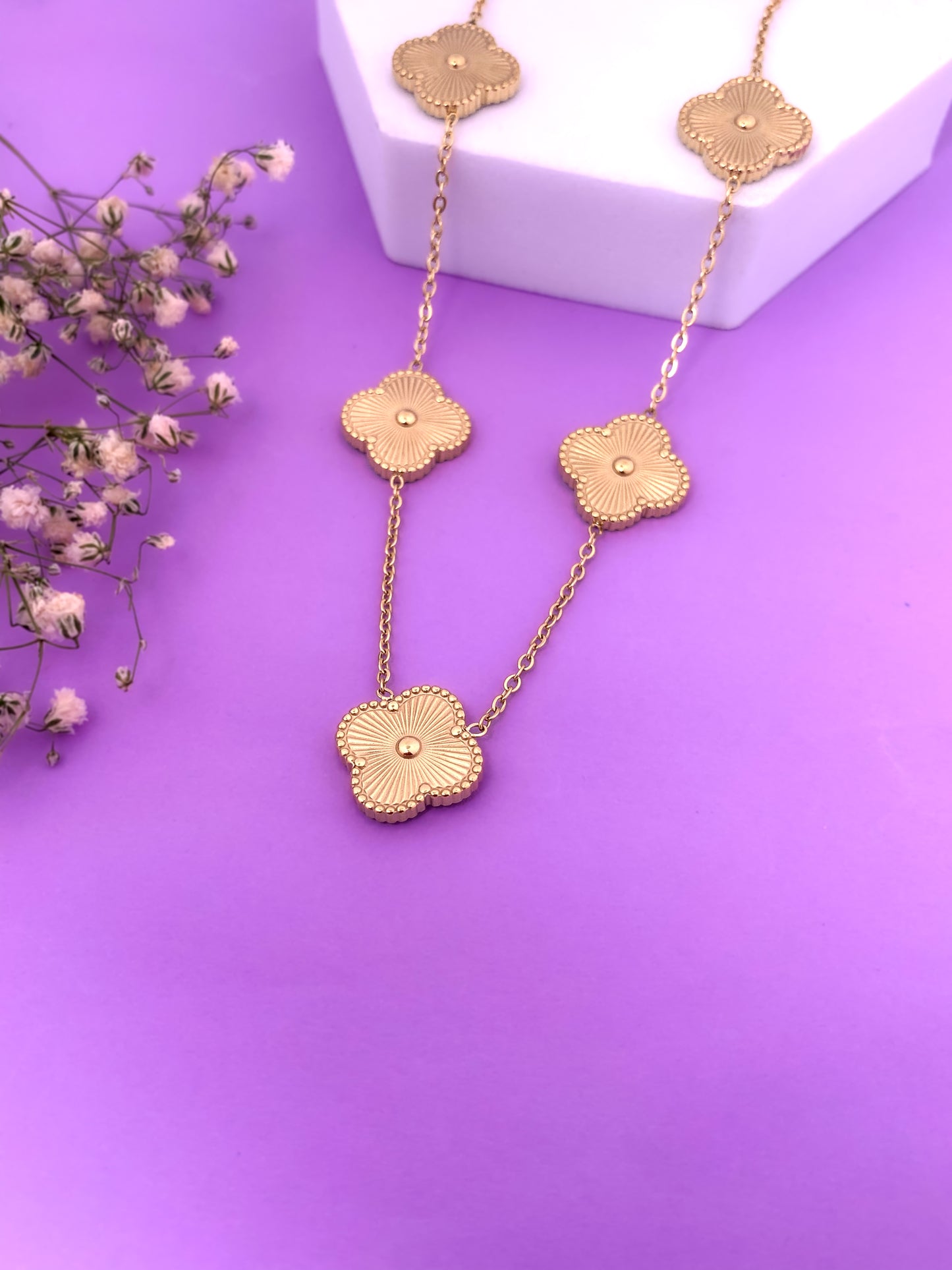 Gloria Clover Necklace