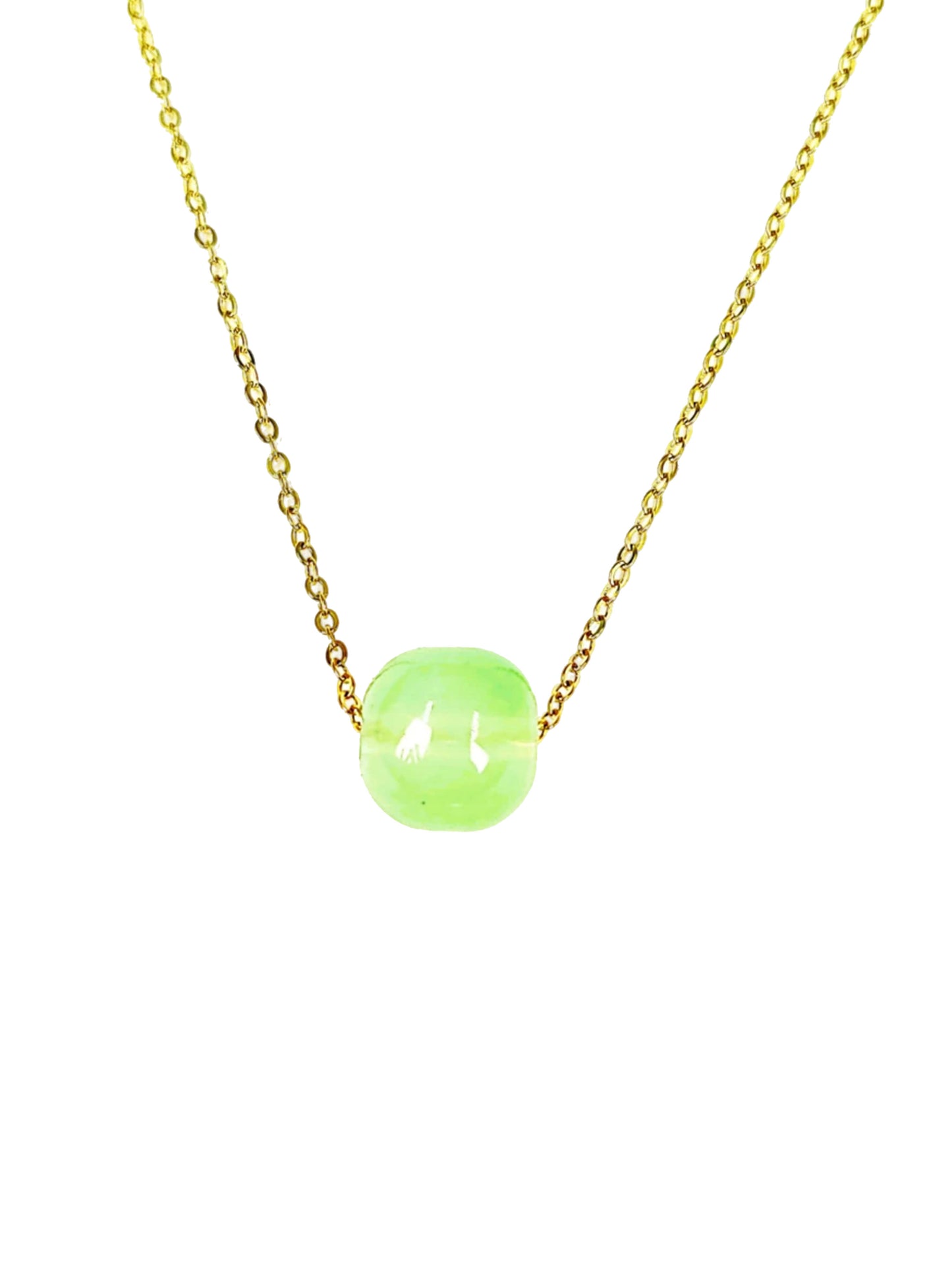 Green Bead Necklace