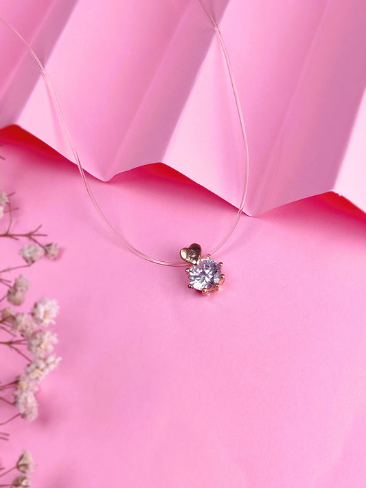 Heart Solitaire Necklace
