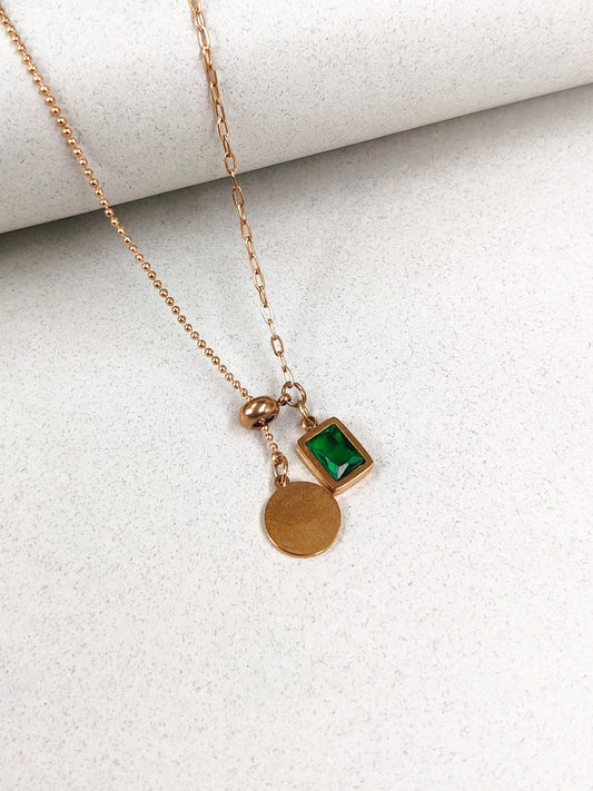 Emerald Cassie Necklace