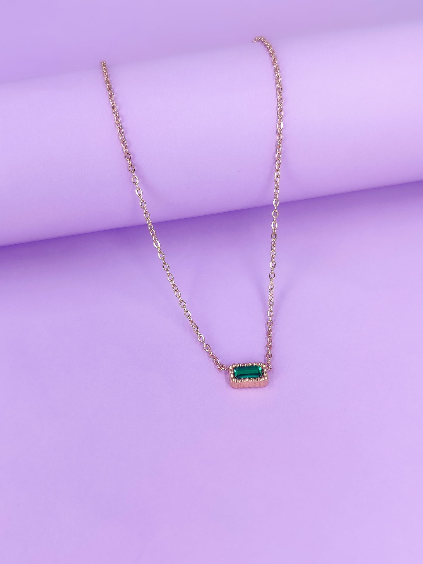 Elegance Emerald Necklace