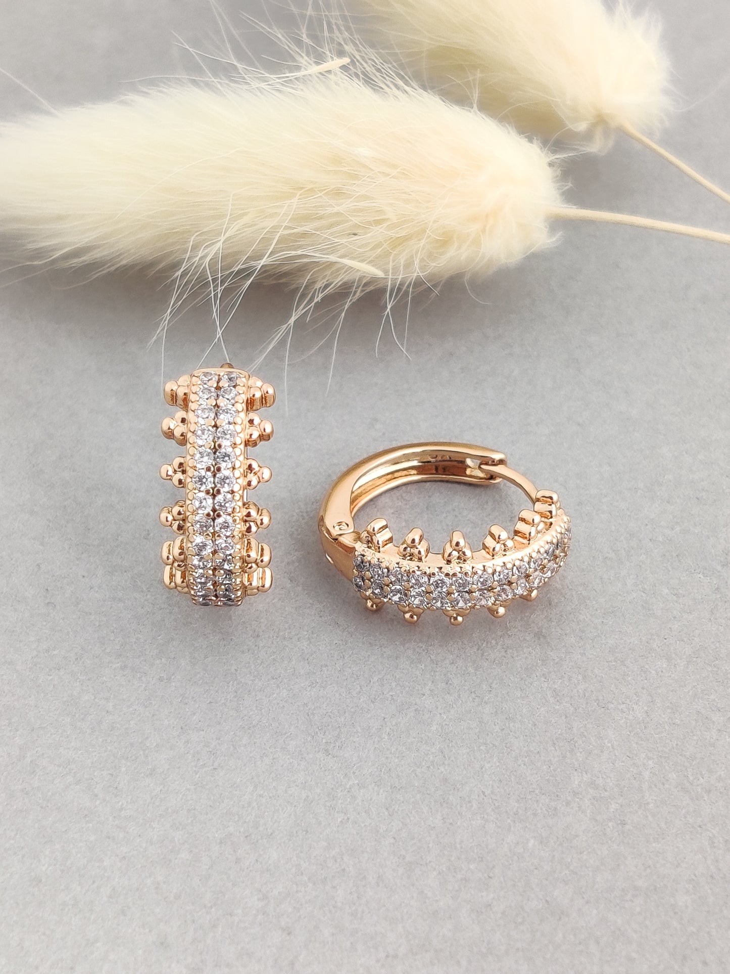 Demi Dazzle Huggie Hoops