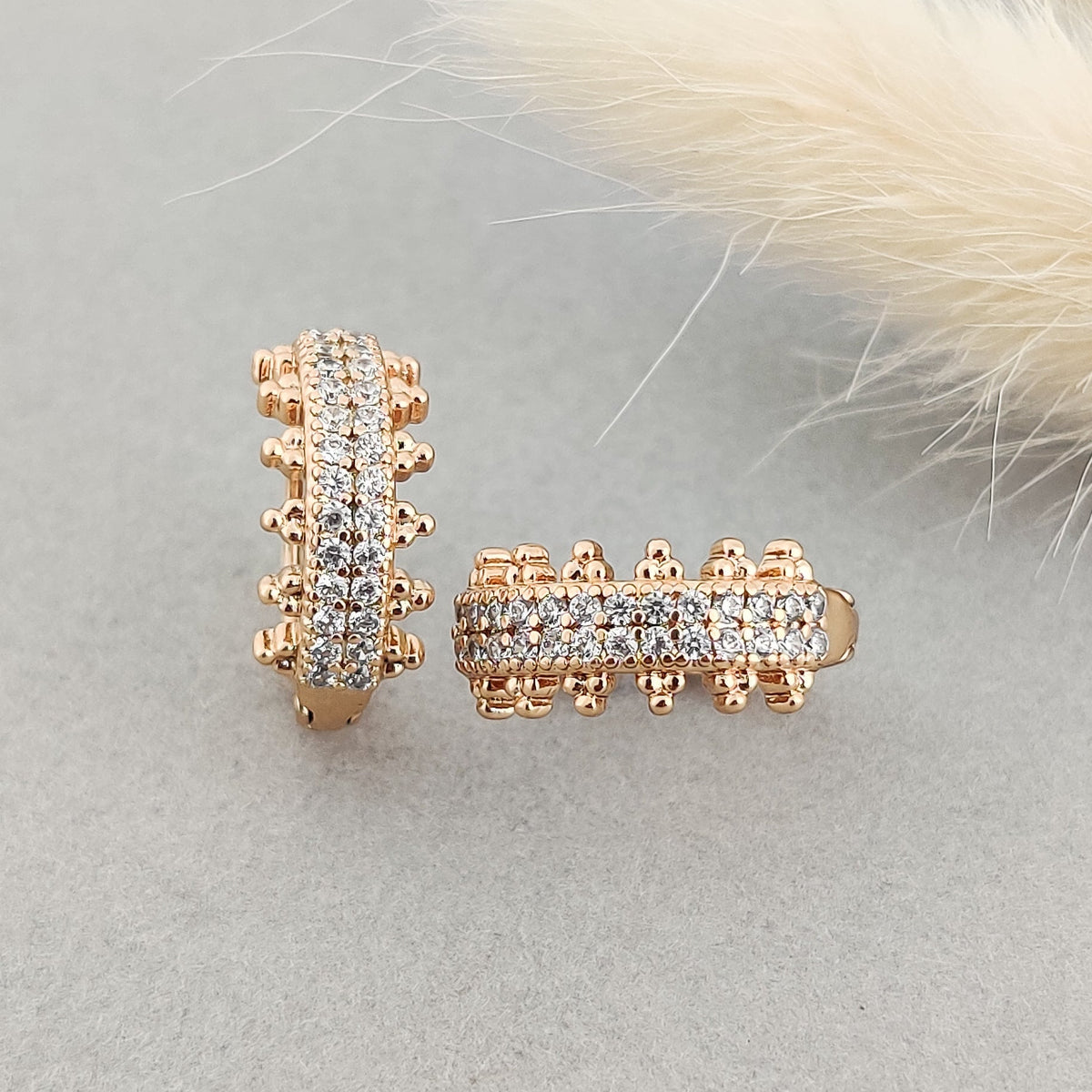 Demi Dazzle Huggie Hoops