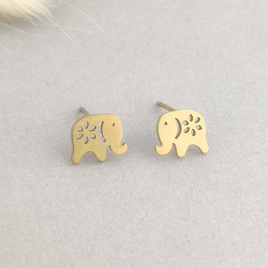 Cute Elephant Studs