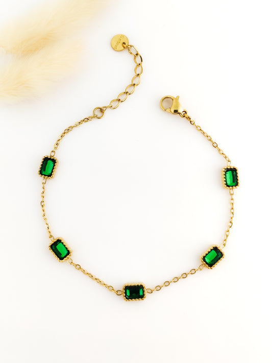 Mira Emerald Bracelet