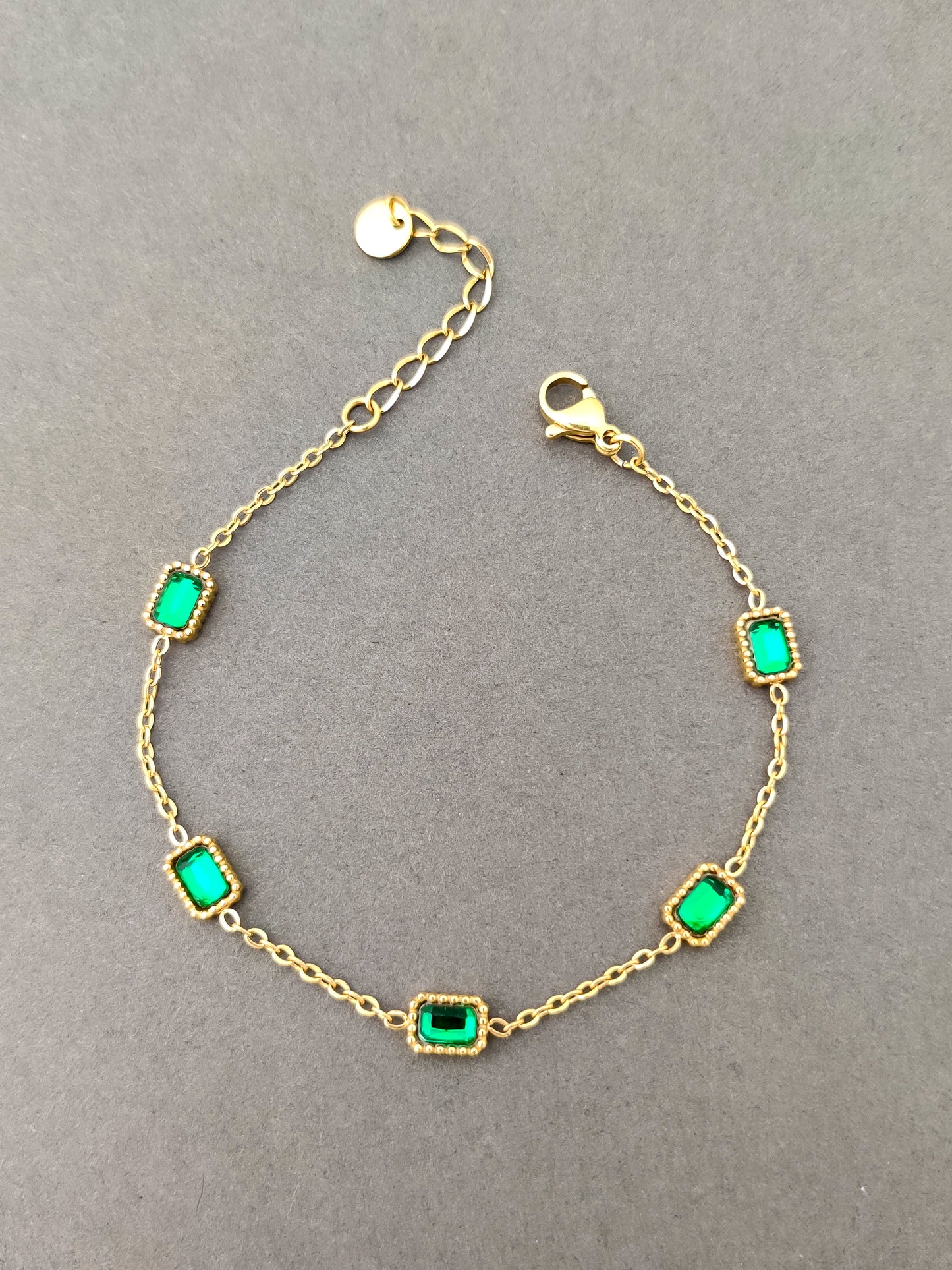 Mira Emerald Bracelet