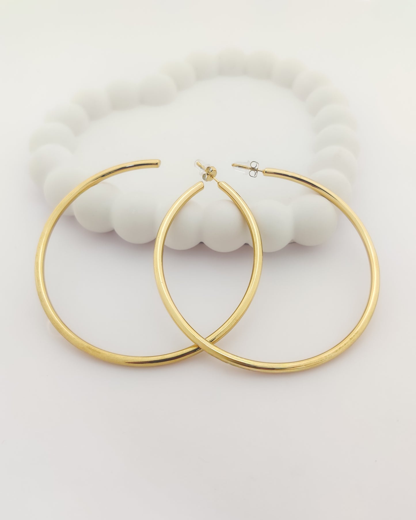 Golden Halo Hoops
