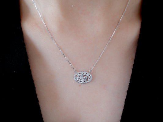 chevy necklace Silver