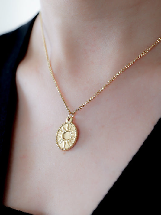 Sun Coin Necklace