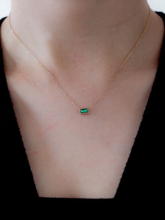 Elegance Emerald Necklace