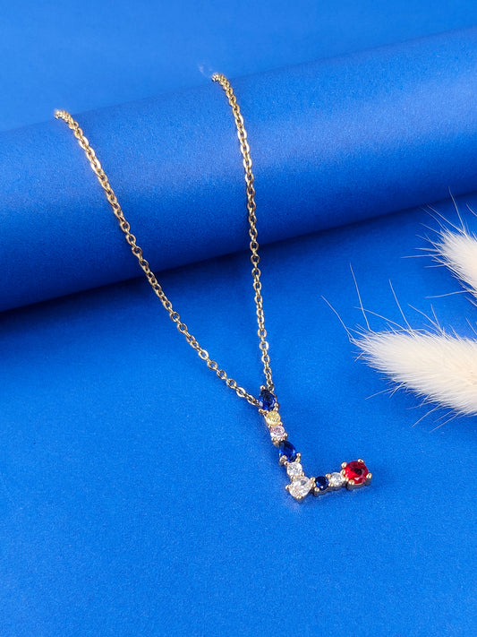 Monogram Letter L Necklace