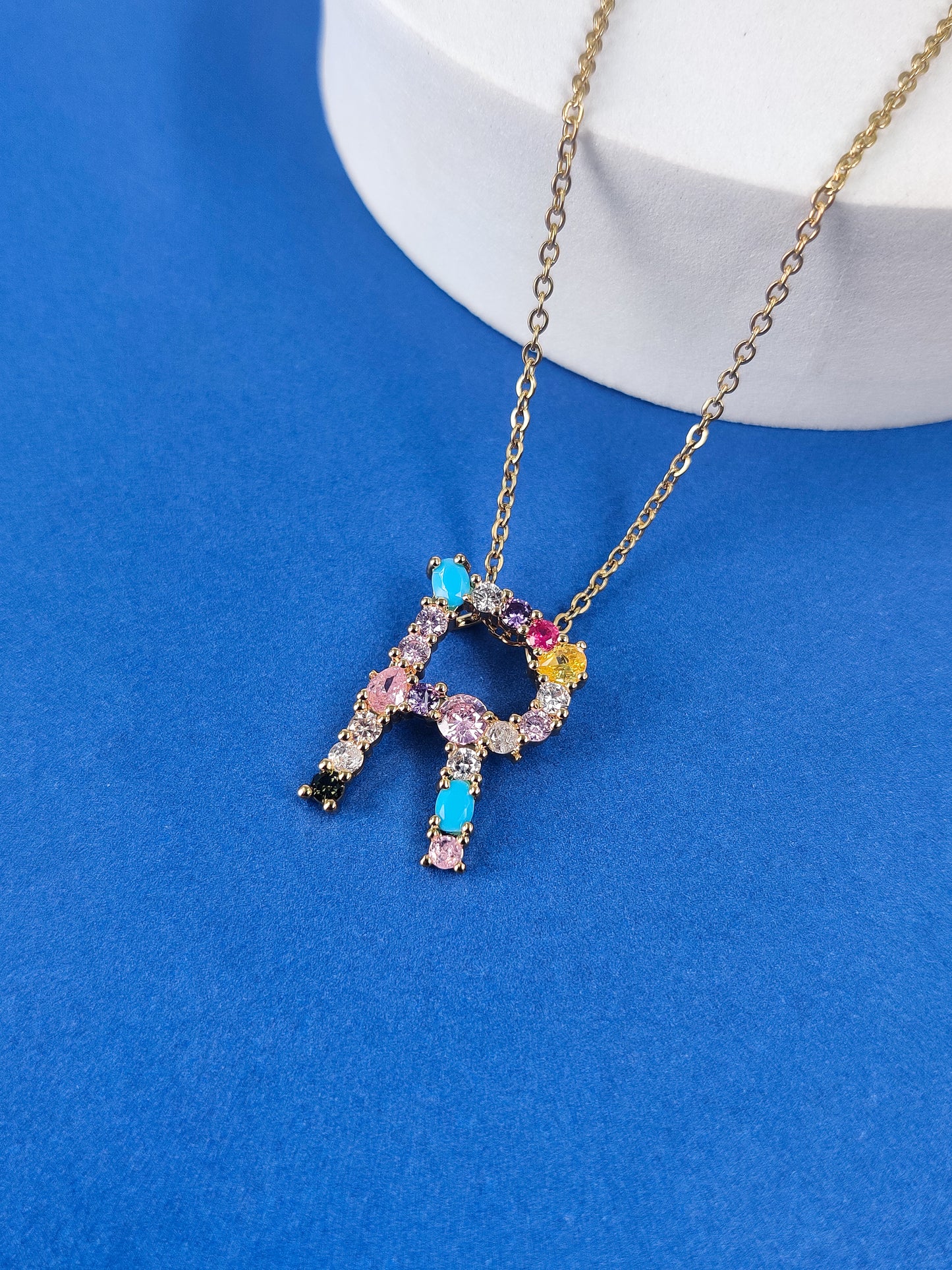 Monogram Letter R Necklace