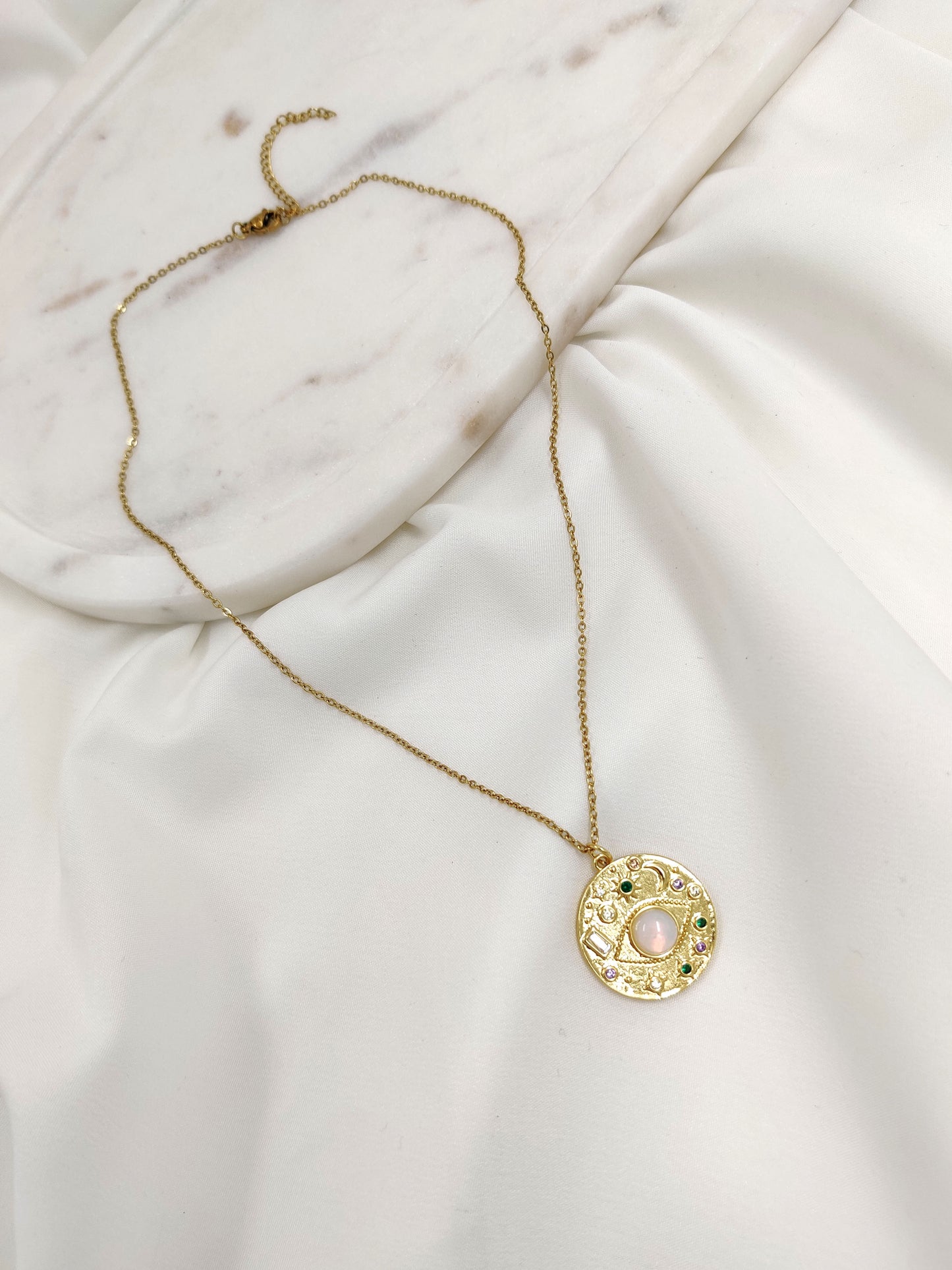 Opal Evileye Necklace