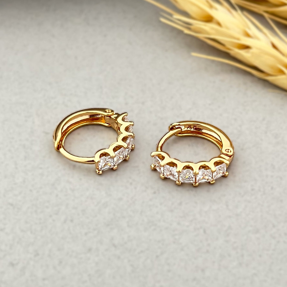 Starlight Huggie Hoops