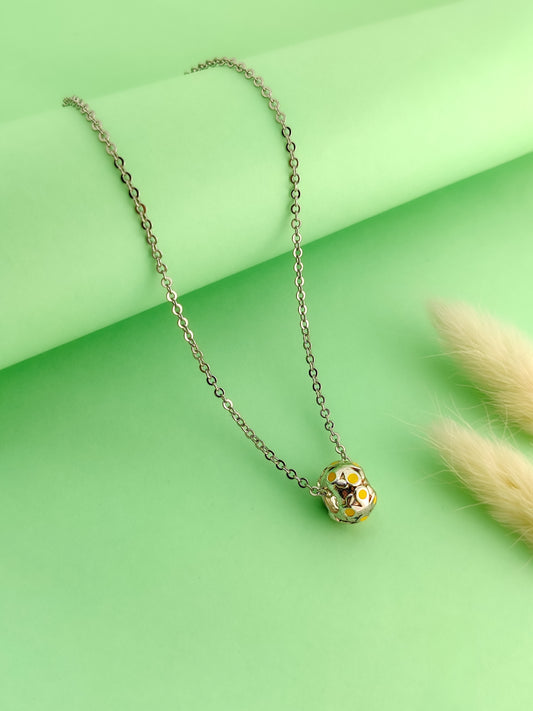 Yellow Ring Necklace