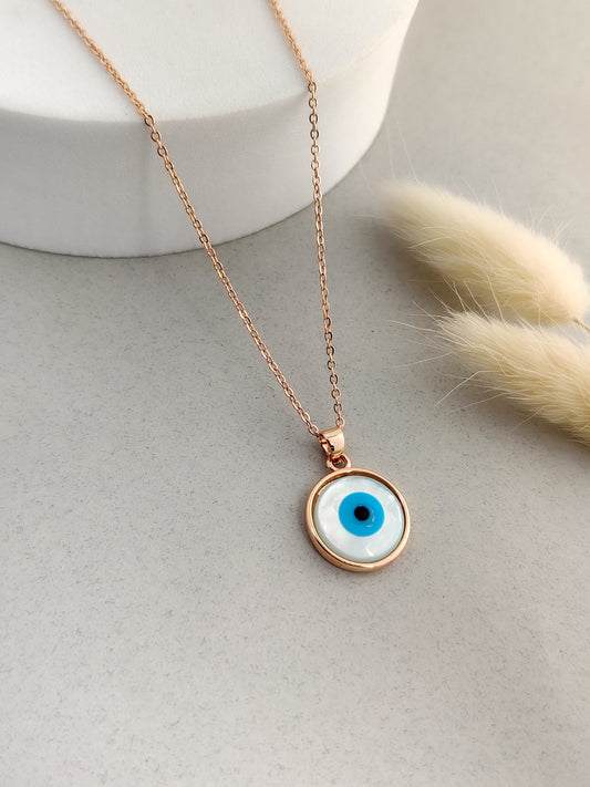Zella Eye Necklace (Gold)