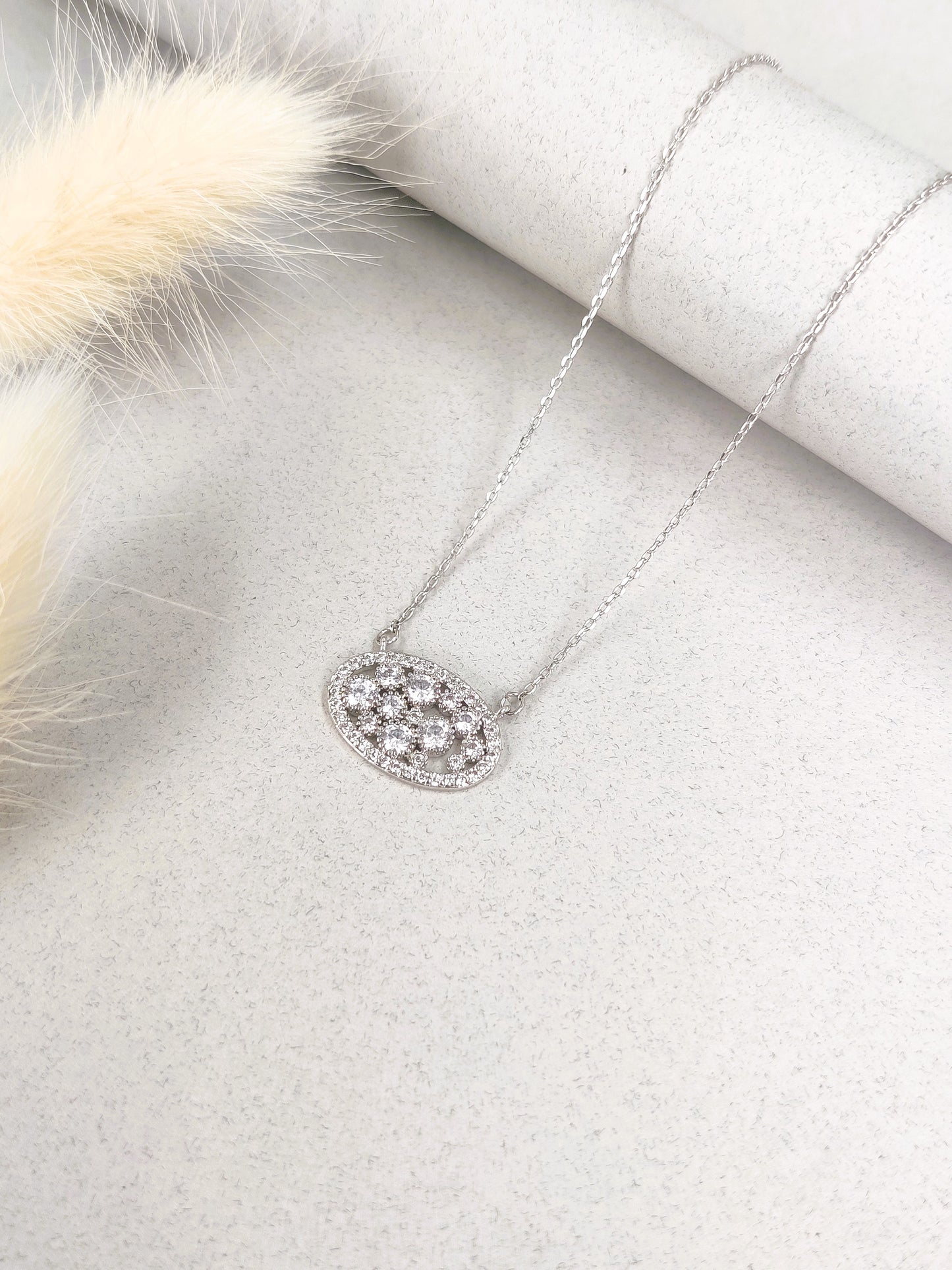 chevy necklace Silver