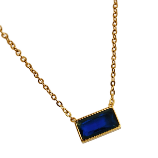 Blue Lava Necklace