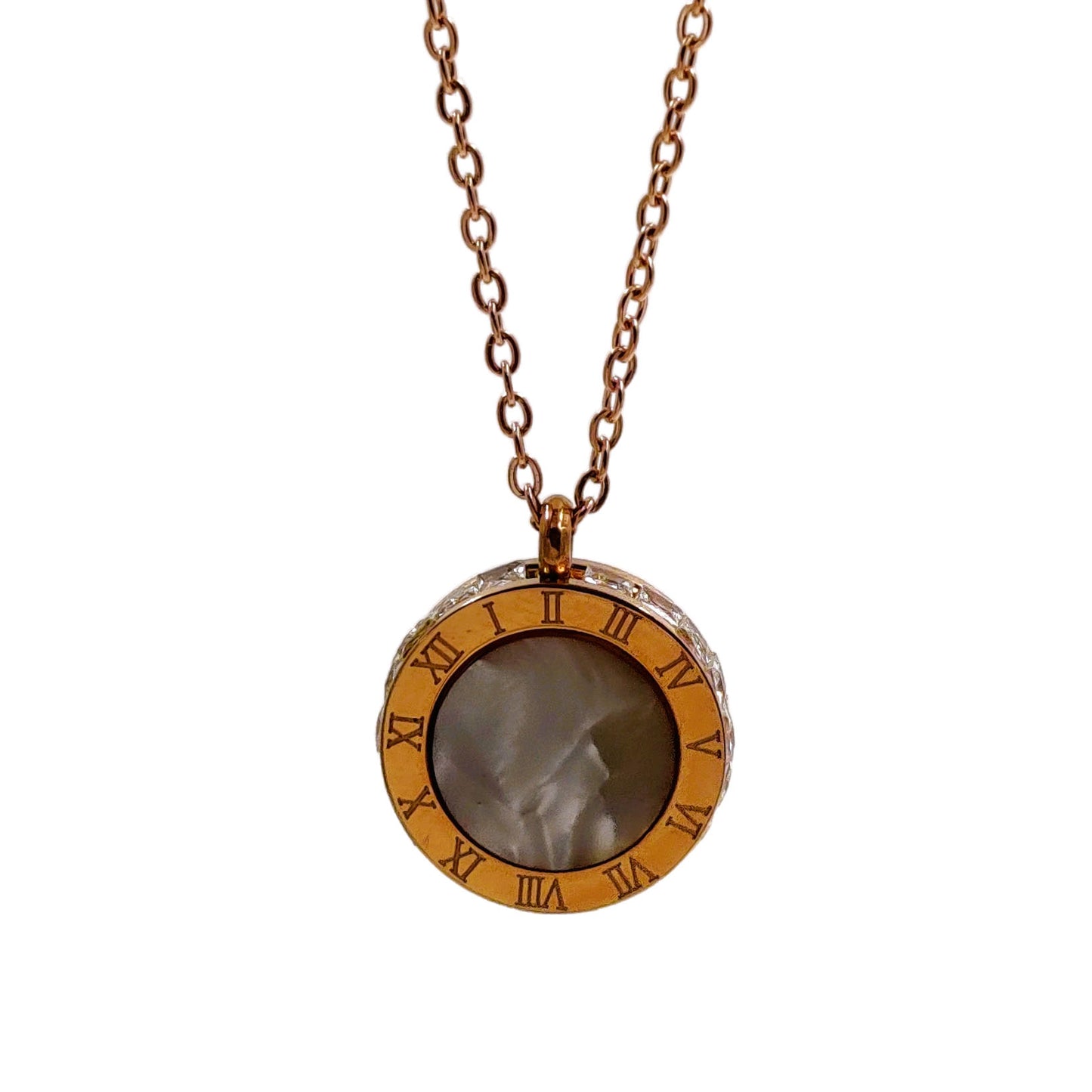 Roman Crystal Edge Necklace